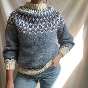 Vintage Wool Fairisle Sweater